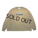 DAIRIKU/"WHERE" Vintage Theme Tee（Vintage Khaki）［ヴィンテージテーマ長袖T-24秋冬］