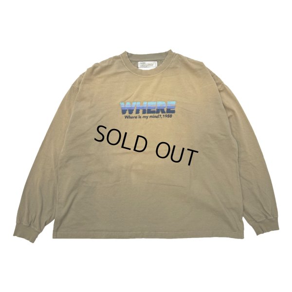 画像1: DAIRIKU/"WHERE" Vintage Theme Tee（Vintage Khaki）［ヴィンテージテーマ長袖T-24秋冬］