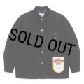 WACKO MARIA/DICKIES / COVERALL（BLACK）［カバーオール-24秋冬］
