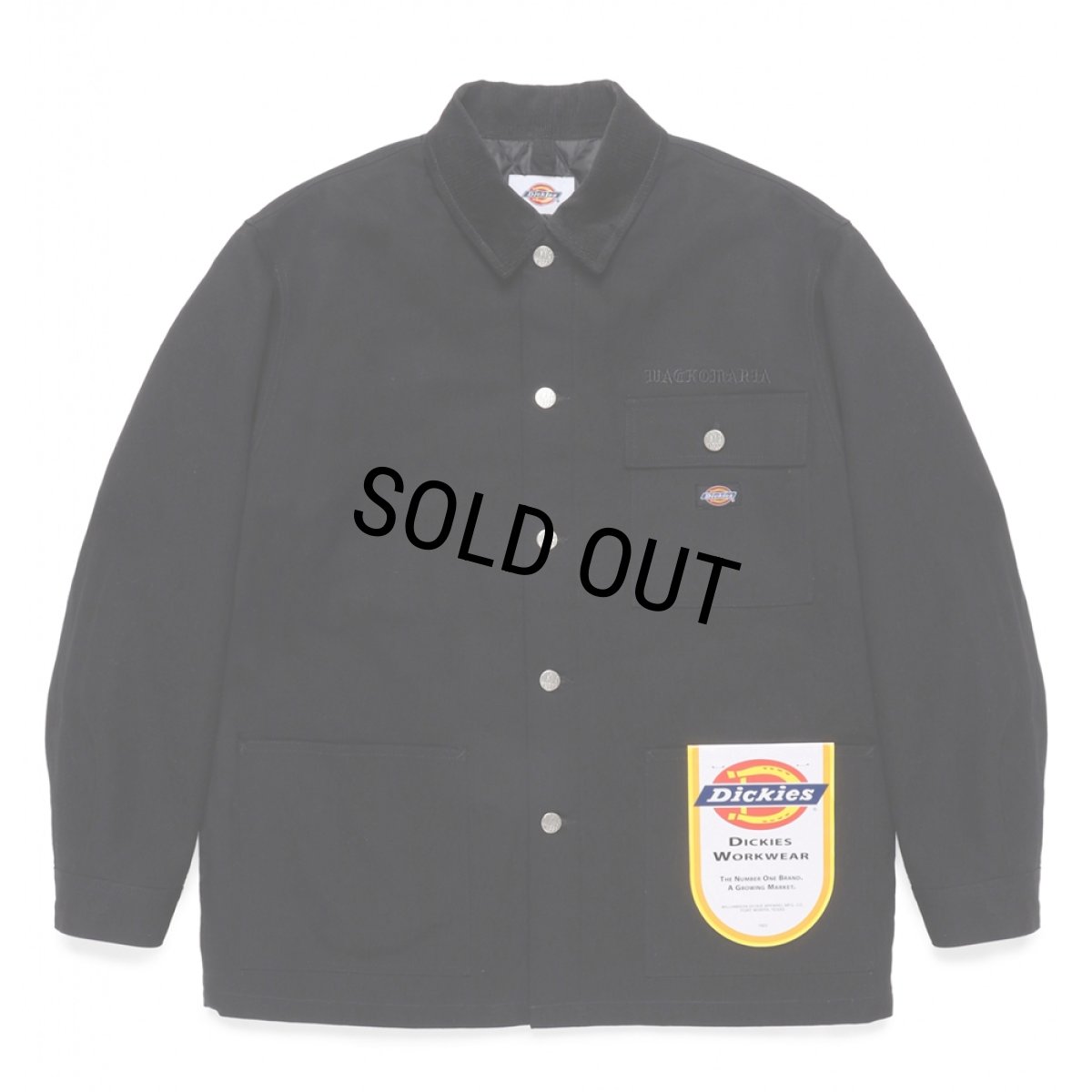 画像1: WACKO MARIA/DICKIES / COVERALL（BLACK）［カバーオール-24秋冬］ (1)