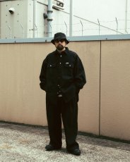 画像5: COOTIE PRODUCTIONS/Needle Punch Twill CPO Jacket（Black）［ニードルパンチツイルCPO JKT-24秋冬］ (5)