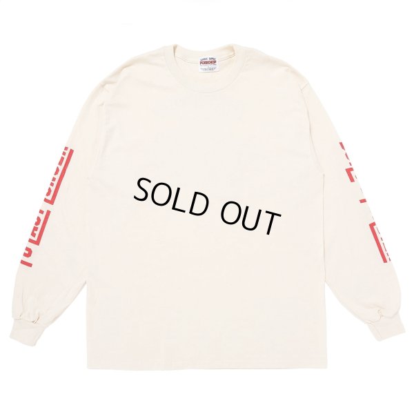 画像2: PORKCHOP/PORK BACK L/S TEE（NATURAL）［プリント長袖T-24秋冬］