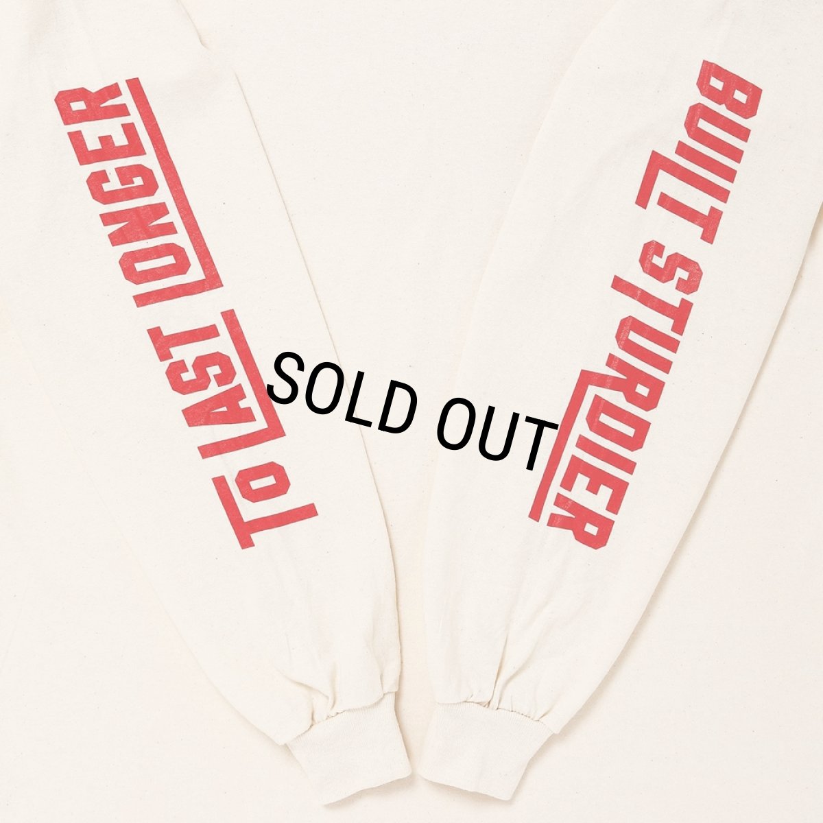 画像3: PORKCHOP/PORK BACK L/S TEE（NATURAL）［プリント長袖T-24秋冬］ (3)