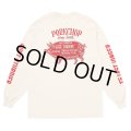PORKCHOP/PORK BACK L/S TEE（NATURAL）［プリント長袖T-24秋冬］