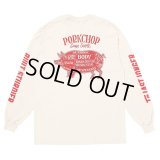 PORKCHOP/PORK BACK L/S TEE（NATURAL）［プリント長袖T-24秋冬］