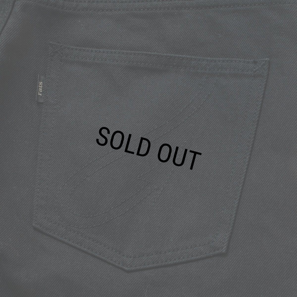 画像7: RATS/BLACK DENIM PANTS SLIM（BLACK）［ブラックデニムパンツ"スリム"-24秋冬］ (7)