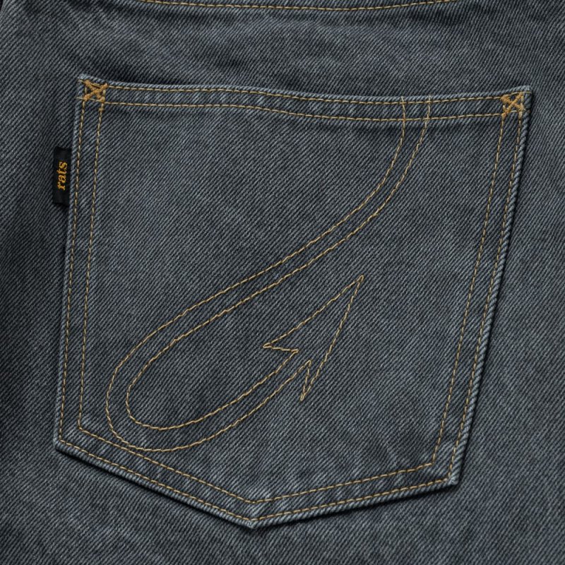 画像3: 【30%OFF】RATS/GRAY DENIM PANTS（GRAY）［グレーデニムパンツ-24秋冬］