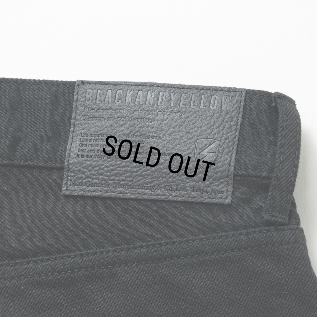 画像6: RATS/BLACK DENIM PANTS SLIM（BLACK）［ブラックデニムパンツ"スリム"-24秋冬］ (6)