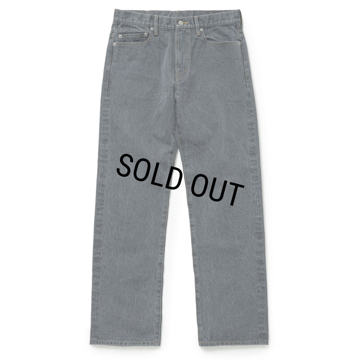 画像1: 【40%OFF】RATS/GRAY DENIM PANTS（GRAY）［グレーデニムパンツ-24秋冬］ (1)