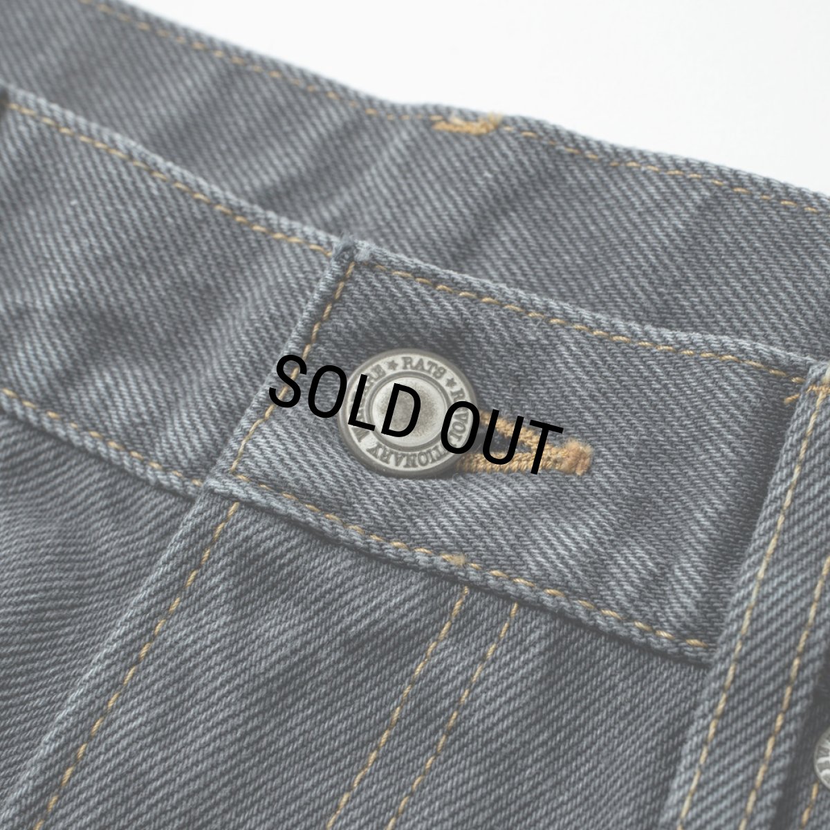 画像3: 【40%OFF】RATS/GRAY DENIM PANTS（GRAY）［グレーデニムパンツ-24秋冬］ (3)