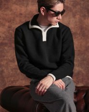 画像6: RATS/PULLOVER KNIT（BLACK）［プルオーバーニット-24秋冬］ (6)