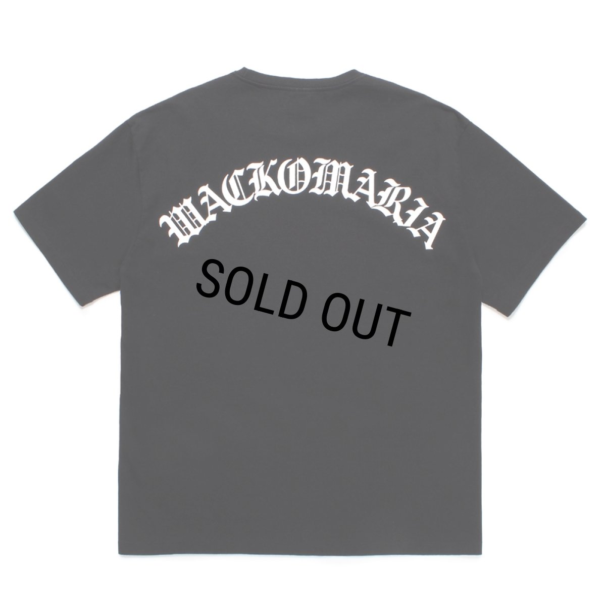 画像1: WACKO MARIA/WASHED HEAVY WEIGHT T-SHIRT（BLACK）［プリントT-24秋冬］ (1)