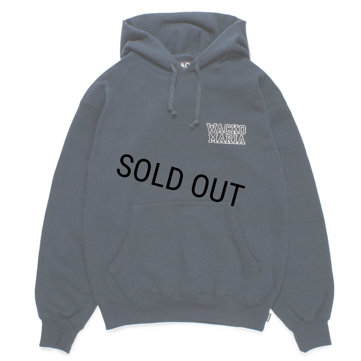 画像1: WACKO MARIA/HEAVY WEIGHT HOODED SWEAT SHIRT（NAVY）［プルオーバーパーカー-24秋冬］ (1)