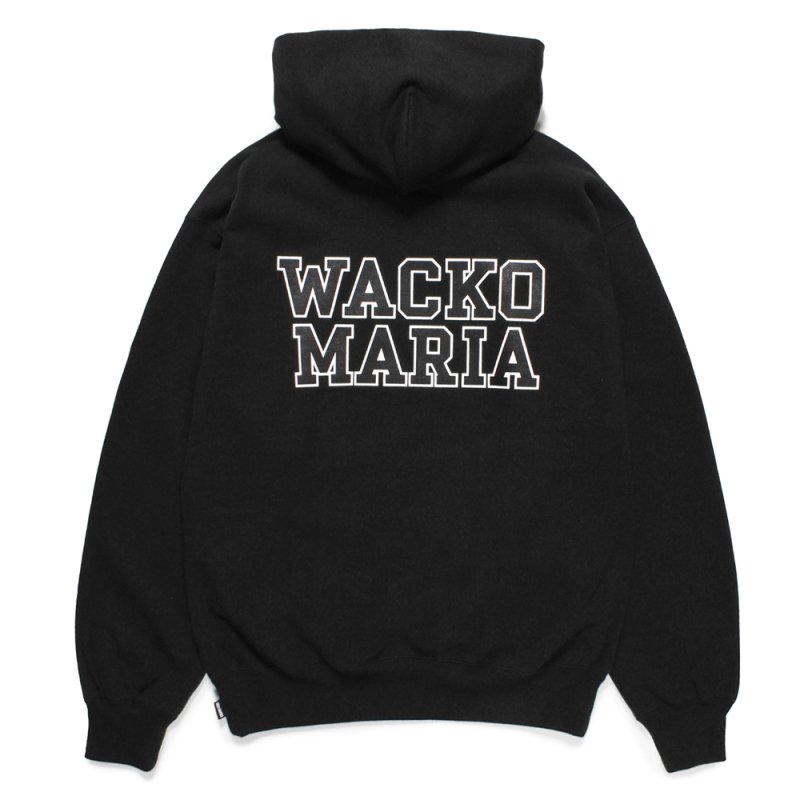 画像2: WACKO MARIA/HEAVY WEIGHT HOODED SWEAT SHIRT（BLACK）［プルオーバーパーカー-24秋冬］