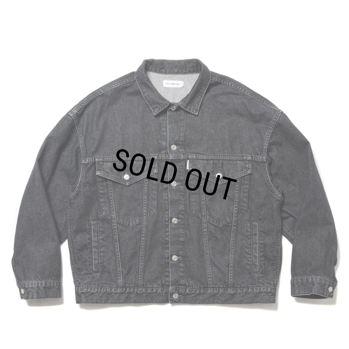 画像1: COOTIE PRODUCTIONS/3rd Type Denim Jacket（Black Fade）［サードタイプデニムJKT-24秋冬］ (1)