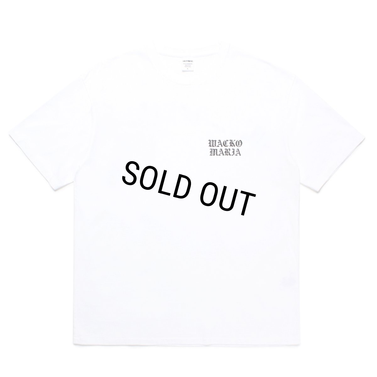 画像2: WACKO MARIA/WASHED HEAVY WEIGHT T-SHIRT（WHITE）［プリントT-24秋冬］ (2)