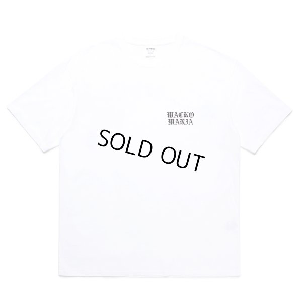 画像2: WACKO MARIA/WASHED HEAVY WEIGHT T-SHIRT（WHITE）［プリントT-24秋冬］