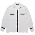WACKO MARIA/SWITCHING 50'S OPEN COLLAR SHIRT（GRAY）［スイッチング50'Sオープンカラーシャツ-24秋冬］