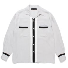 画像1: WACKO MARIA/SWITCHING 50'S OPEN COLLAR SHIRT（GRAY）［スイッチング50'Sオープンカラーシャツ-24秋冬］ (1)