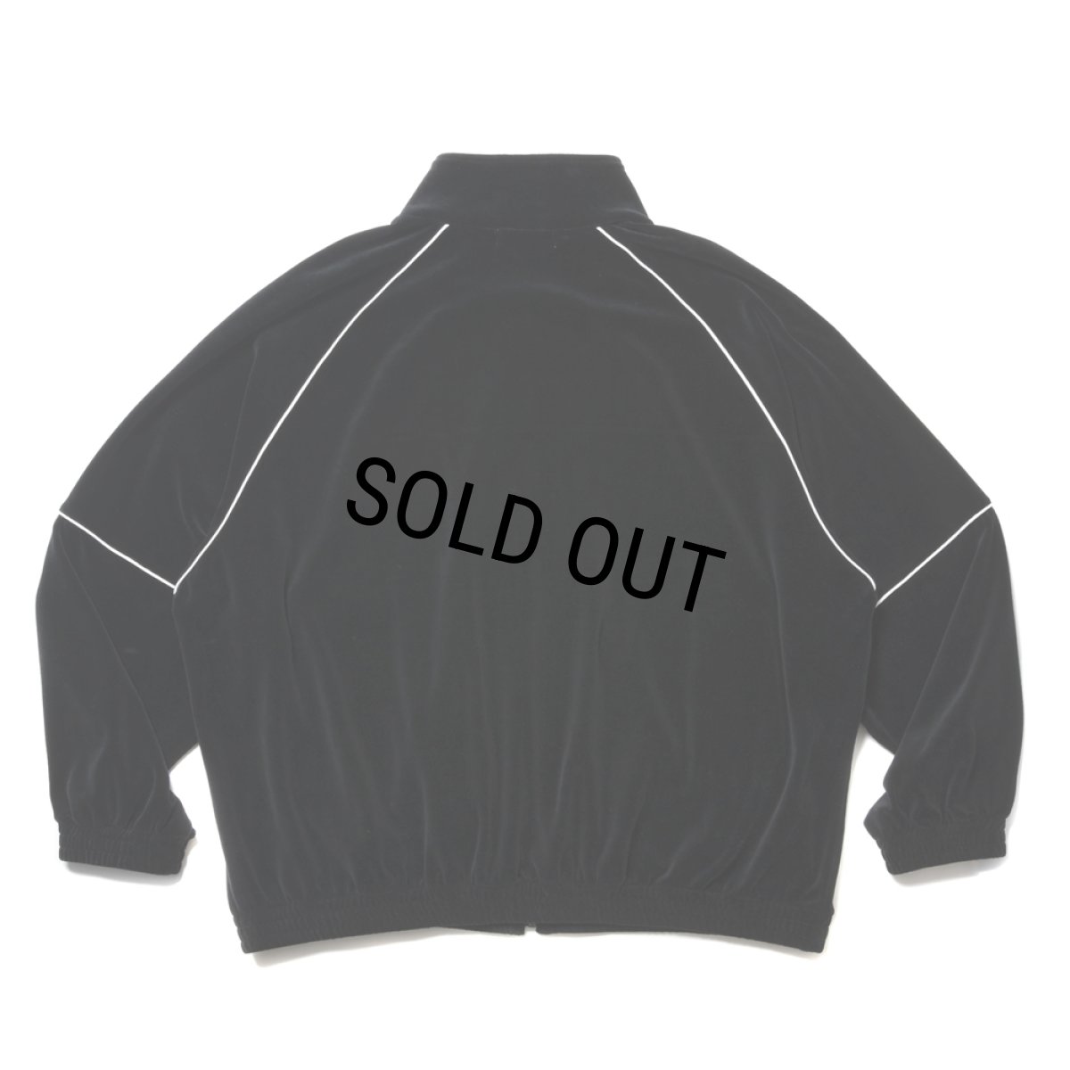 画像2: COOTIE PRODUCTIONS/Velour Training Top（Black）［ベロアトレーニングトップ-24秋冬］ (2)