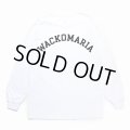 WACKO MARIA/LONG SLEEVE T-SHIRT（WHITE）［プリント長袖T-24秋冬］