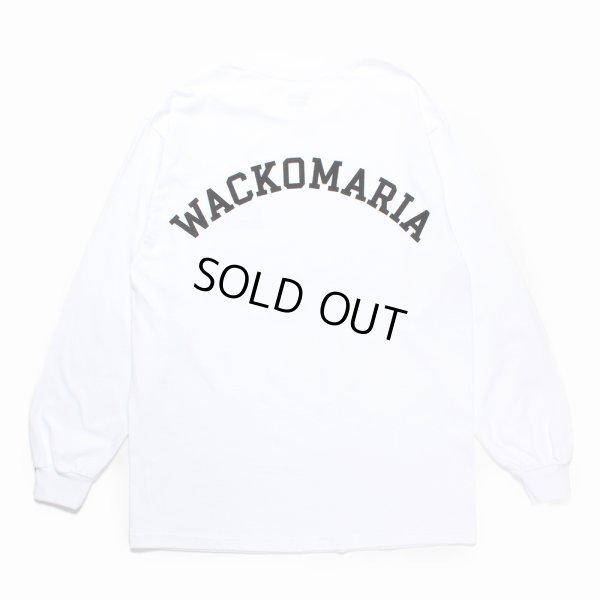 画像1: WACKO MARIA/LONG SLEEVE T-SHIRT（WHITE）［プリント長袖T-24秋冬］