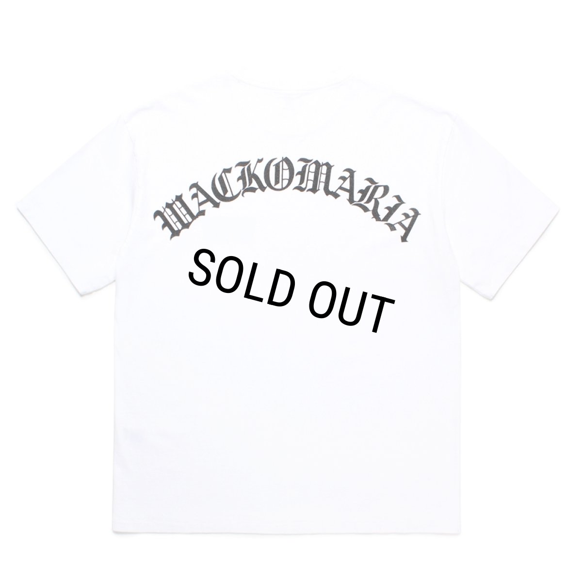画像1: WACKO MARIA/WASHED HEAVY WEIGHT T-SHIRT（WHITE）［プリントT-24秋冬］ (1)