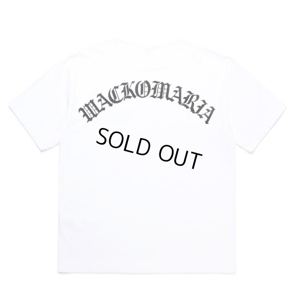 画像1: WACKO MARIA/WASHED HEAVY WEIGHT T-SHIRT（WHITE）［プリントT-24秋冬］