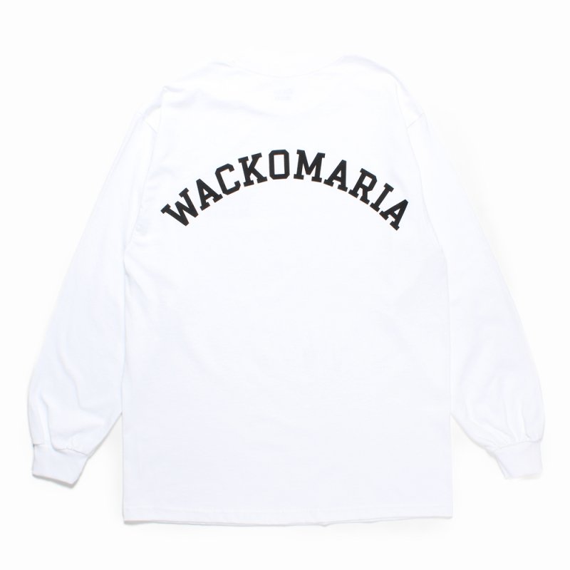 画像2: WACKO MARIA/LONG SLEEVE T-SHIRT（WHITE）［プリント長袖T-24秋冬］