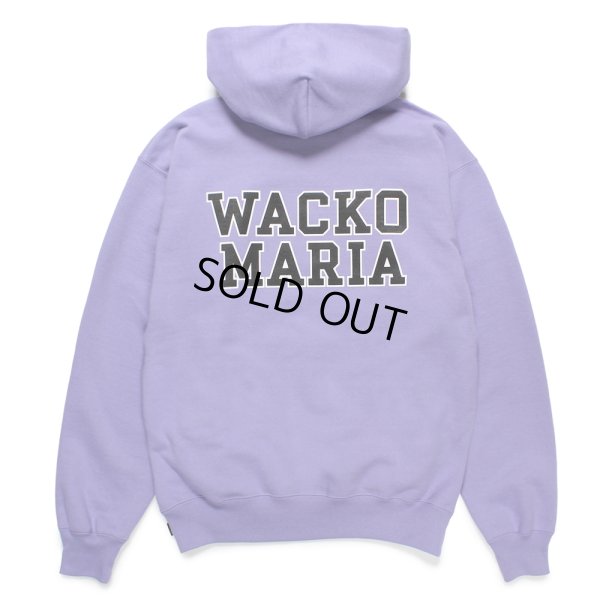 画像1: WACKO MARIA/HEAVY WEIGHT HOODED SWEAT SHIRT（PURPLE）［プルオーバーパーカー-24秋冬］