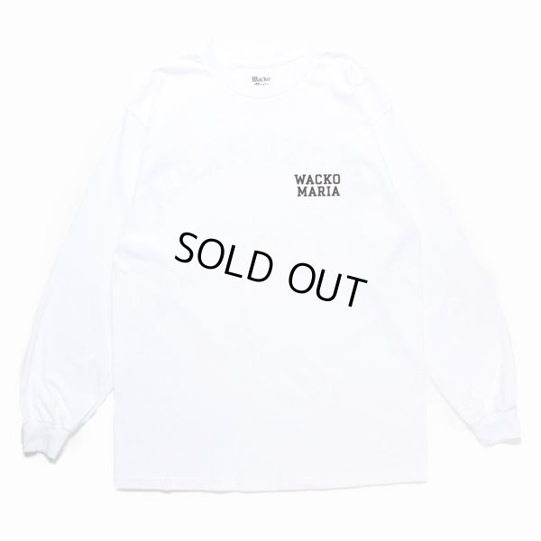 画像2: WACKO MARIA/LONG SLEEVE T-SHIRT（WHITE）［プリント長袖T-24秋冬］