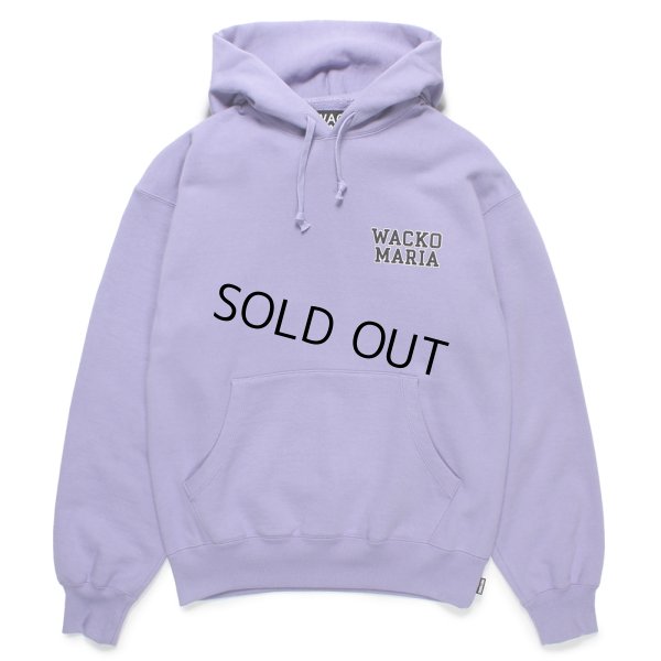 画像1: WACKO MARIA/HEAVY WEIGHT HOODED SWEAT SHIRT（PURPLE）［プルオーバーパーカー-24秋冬］