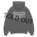 WACKO MARIA/HEAVY WEIGHT HOODED SWEAT SHIRT（BLACK）［プルオーバーパーカー-24秋冬］