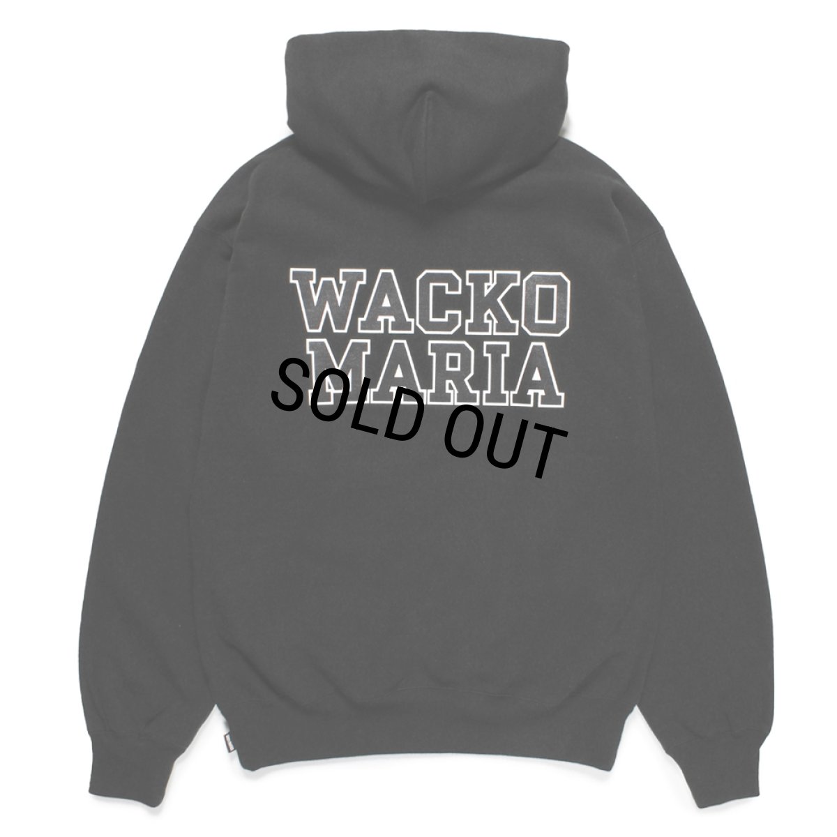 画像1: WACKO MARIA/HEAVY WEIGHT HOODED SWEAT SHIRT（BLACK）［プルオーバーパーカー-24秋冬］ (1)