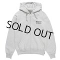 WACKO MARIA/HEAVY WEIGHT ZIP HOODED SWEAT SHIRT（GRAY）［ジップアップパーカー-24秋冬］