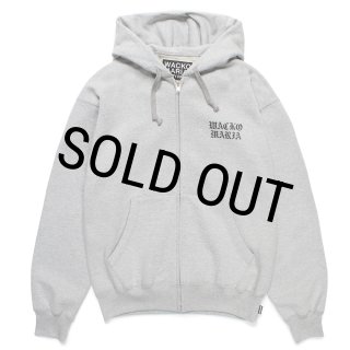 WACKO MARIA/HEAVY WEIGHT ZIP HOODED SWEAT SHIRT（GRAY