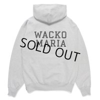 WACKO MARIA/HEAVY WEIGHT HOODED SWEAT SHIRT（GRAY）［プルオーバーパーカー-24秋冬］