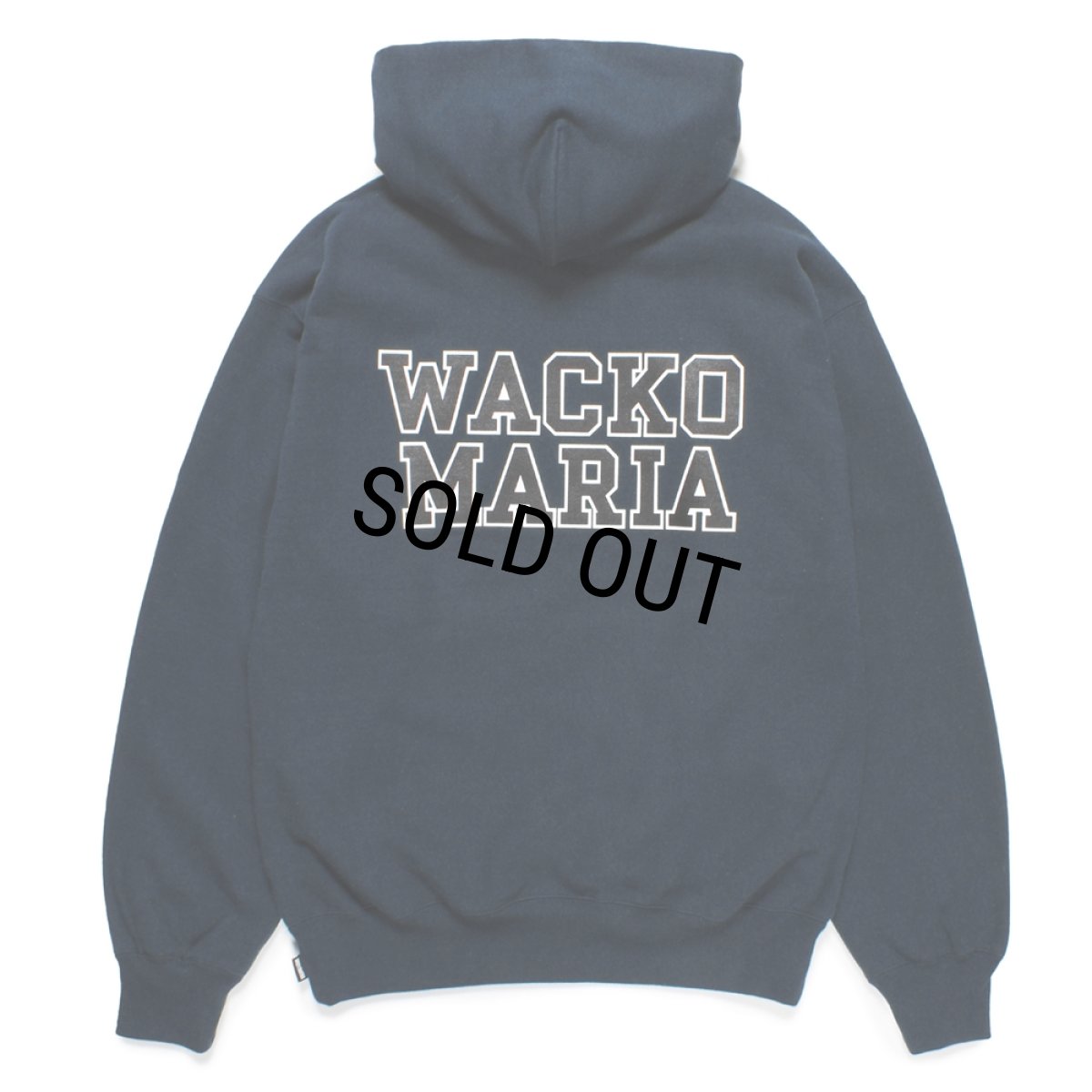 画像1: WACKO MARIA/HEAVY WEIGHT HOODED SWEAT SHIRT（NAVY）［プルオーバーパーカー-24秋冬］ (1)