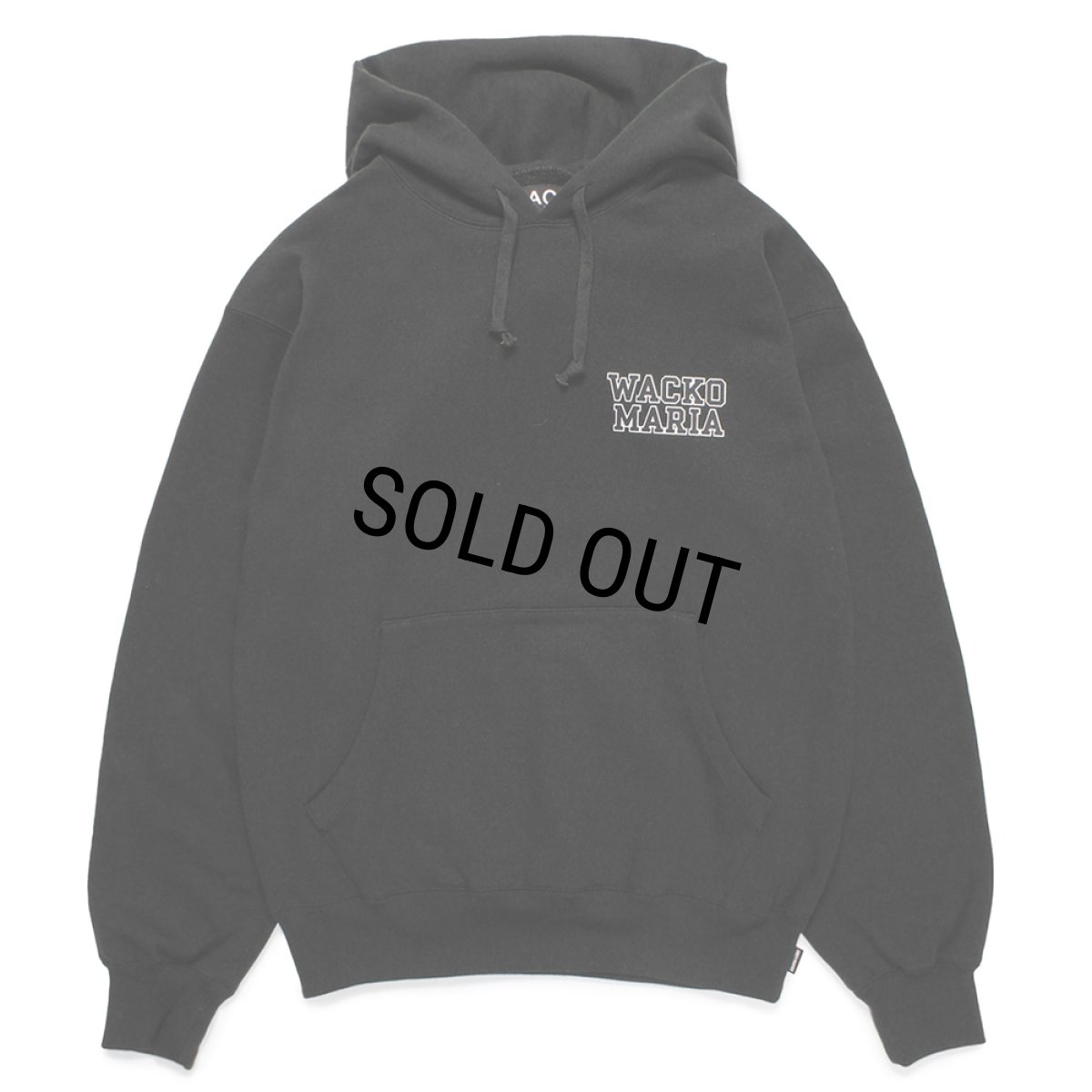 画像2: WACKO MARIA/HEAVY WEIGHT HOODED SWEAT SHIRT（BLACK）［プルオーバーパーカー-24秋冬］ (2)