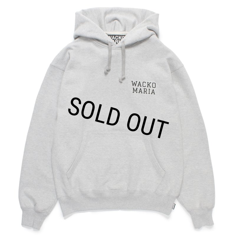 WACKO MARIA/HEAVY WEIGHT HOODED SWEAT SHIRT（GRAY）［プルオーバー