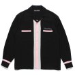 WACKO MARIA/SWITCHING 50'S OPEN COLLAR SHIRT（BLACK