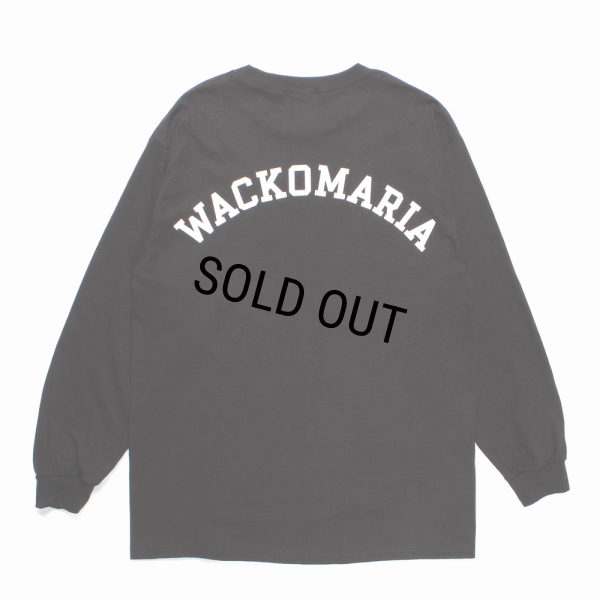 画像1: WACKO MARIA/LONG SLEEVE T-SHIRT（BLACK）［プリント長袖T-24秋冬］ (1)