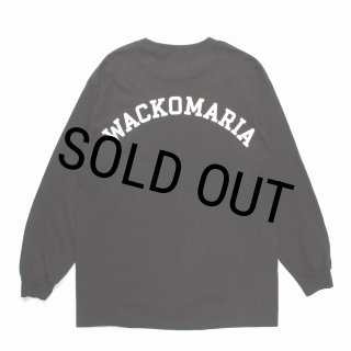 WACKO MARIA/LONG SLEEVE T-SHIRT（BLACK）［プリント長袖T-24秋冬