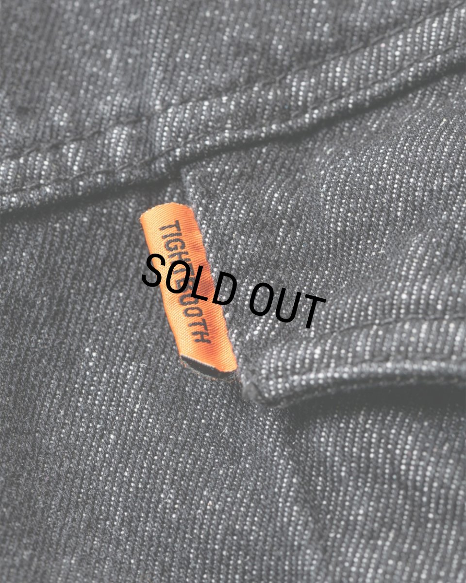 画像6: TIGHTBOOTH/LABEL LOGO DENIM JACKET（Black）［デニムJKT-24秋冬］ (6)