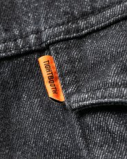 画像6: TIGHTBOOTH/LABEL LOGO DENIM JACKET（Black）［デニムJKT-24秋冬］ (6)
