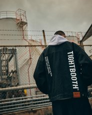 画像15: TIGHTBOOTH/LABEL LOGO DENIM JACKET（Black）［デニムJKT-24秋冬］ (15)