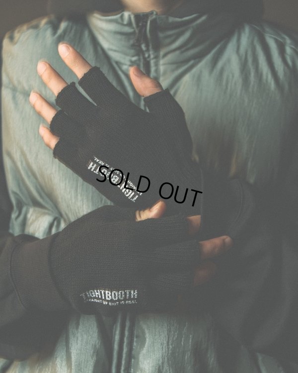画像4: TIGHTBOOTH/LOGO FINGERLESS GLOVE（Black）［フィンガーレスグローブ-24秋冬］