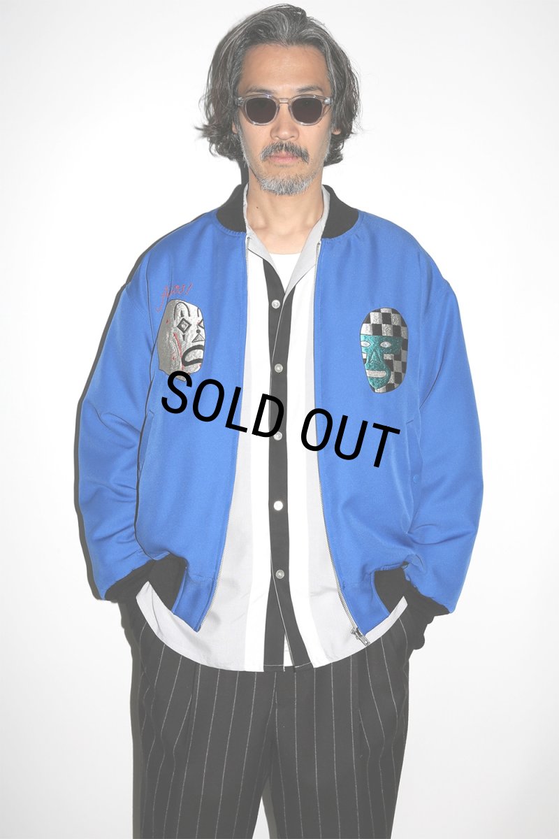 画像3: WACKO MARIA/SWITCHING 50'S OPEN COLLAR SHIRT（GRAY）［スイッチング50'Sオープンカラーシャツ-24秋冬］ (3)