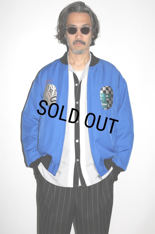 WACKO MARIA/SWITCHING 50'S OPEN COLLAR SHIRT（GRAY）［スイッチング