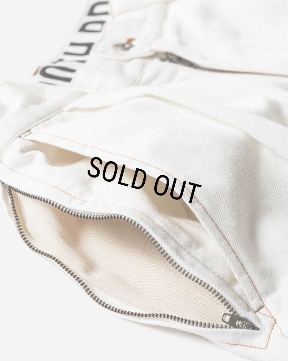 画像5: 【20%OFF】TIGHTBOOTH/DENIM BALLOON PANTS（White）［デニムバルーンパンツ-24秋冬］ (5)